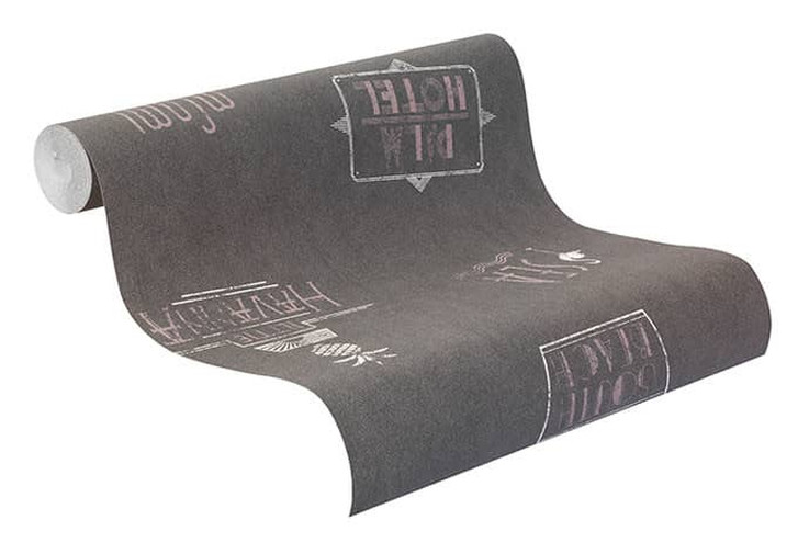 Vliestapete b.b home passion 5 schwarz, weiss, Beerentöne - WA397332