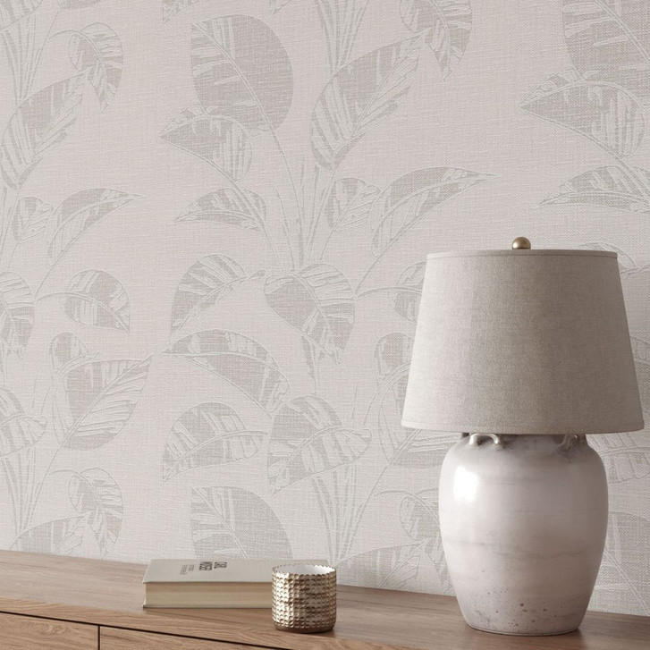 Blättermotivtapete Opus beige - WA481564