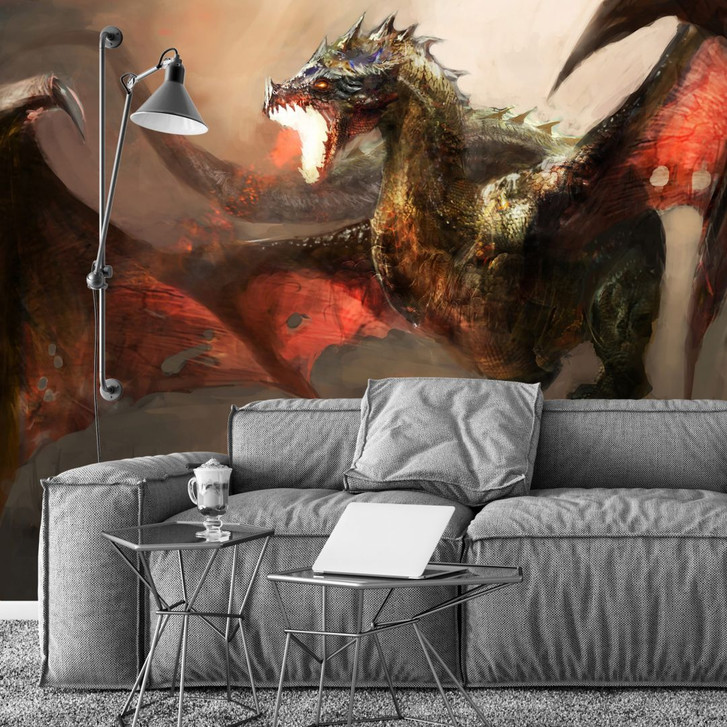 Fototapete Drachenkampf - WA226358