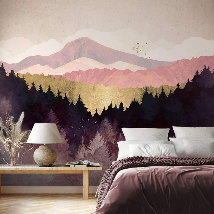 Fototapete SpaceFrog Designs - Lila Wald - WA345611