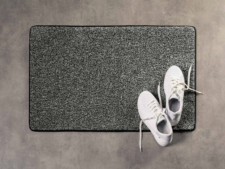 HEVO Saugaktiv Fussmatte nach Mass in Schwarz/weiss - TS514845