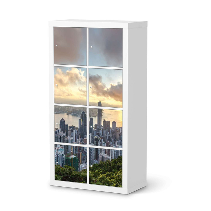 Klebefolie IKEA Expedit Regal 8 Türen - Hong Kong - CR111123