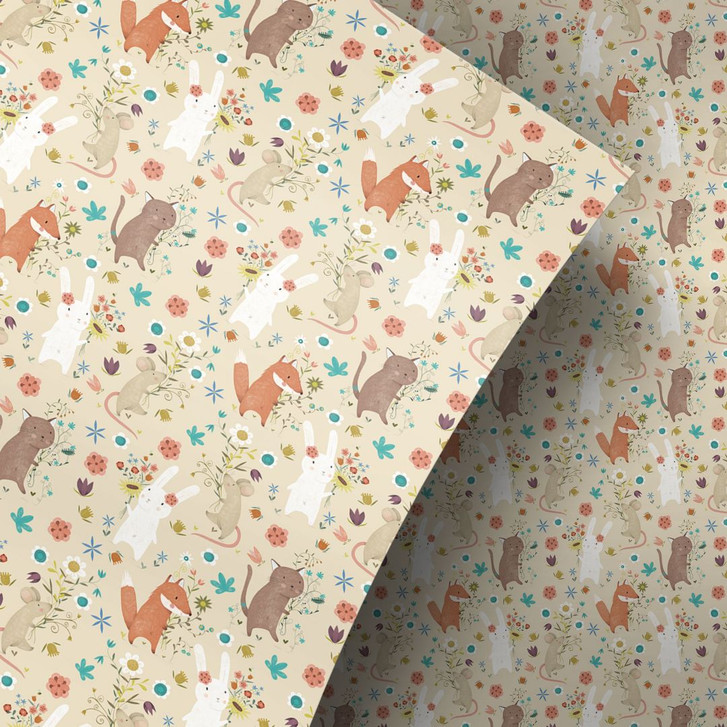 Möbelfolie Loske - Blumen pflücken - WA255980