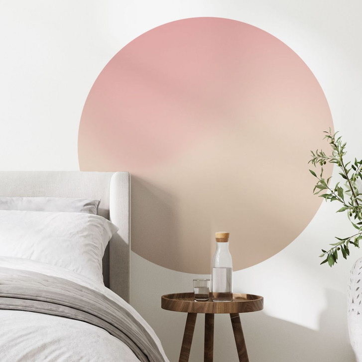 Wandtattoo Ombre - Morgenröte - Rund - WA430162