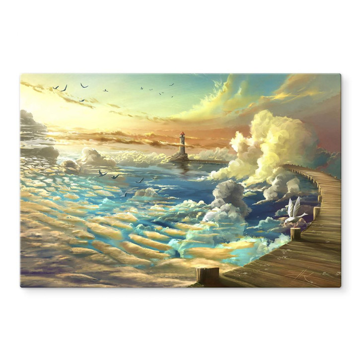 Glasbild aerroscape - Am Ufer des Himmels - WA302303