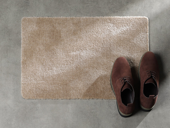 Karl Uni Fussmatte nach Mass in sand - TS544757