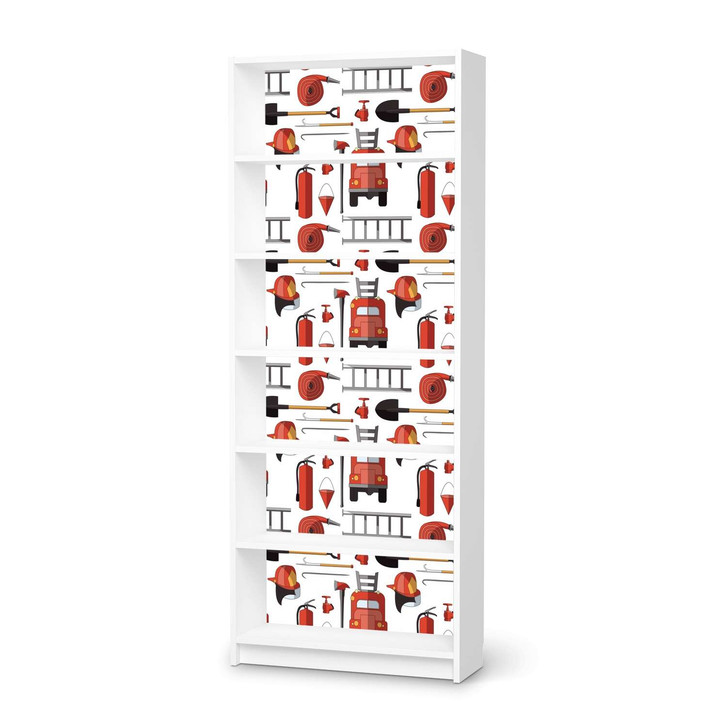 Klebefolie IKEA Billy Regal 6 Fächer - Firefighter - CR111018