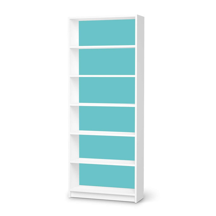 Klebefolie IKEA Billy Regal 6 Fächer - Türkisgrün Light - CR111069