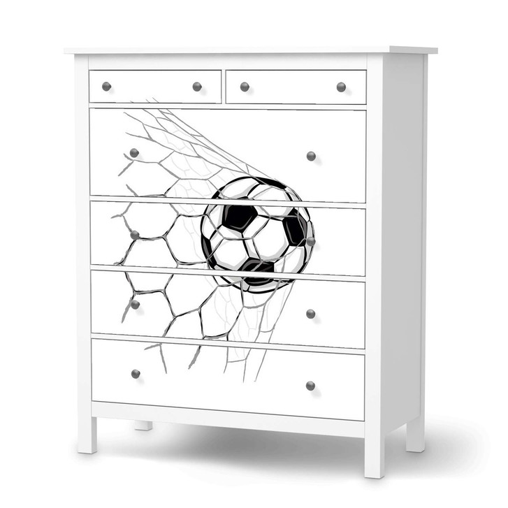 Klebefolie IKEA Hemnes Kommode 6 Schubladen - Eingenetzt - CR111345