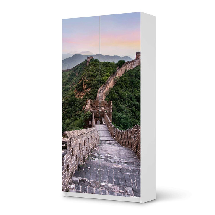 Klebefolie IKEA Pax Schrank 201cm Höhe - 2 Türen - The Great Wall - CR109998