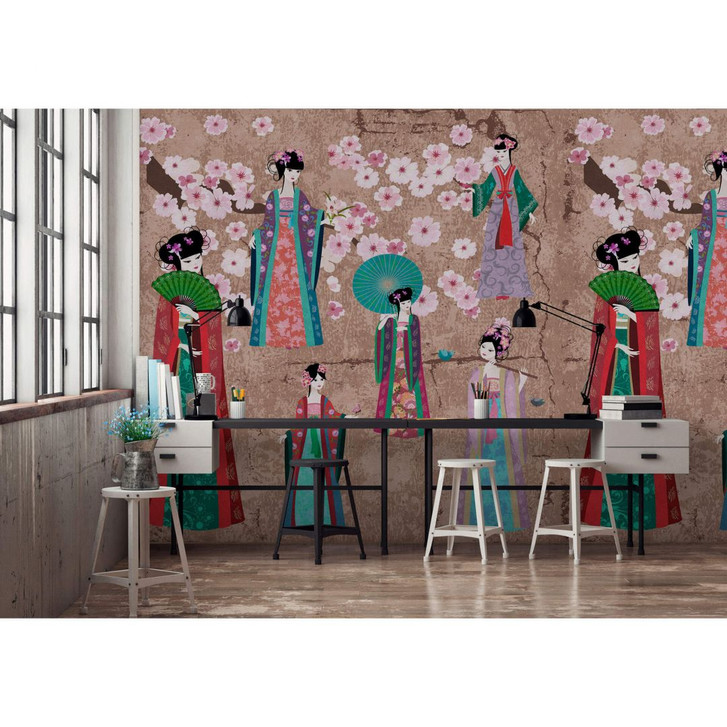 Livingwalls Fototapete Walls by Patel kimono 2 - WA255031