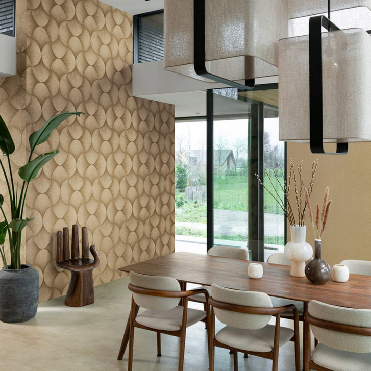 Metallictapete, Vliestapete Sky Lounge gold - WA433455