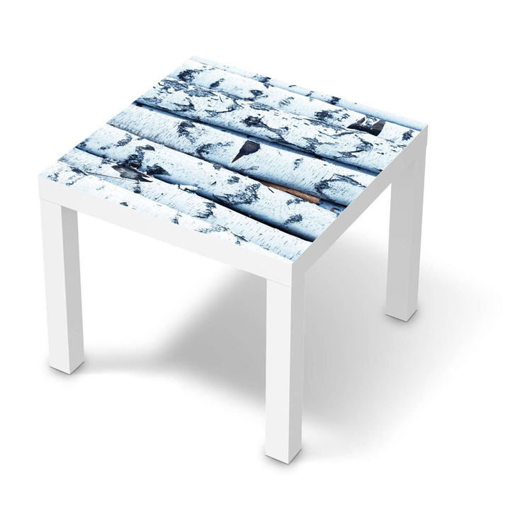 Möbelfolie IKEA Lack Tisch 55x55cm - Weisses Buschwerk - CR115925