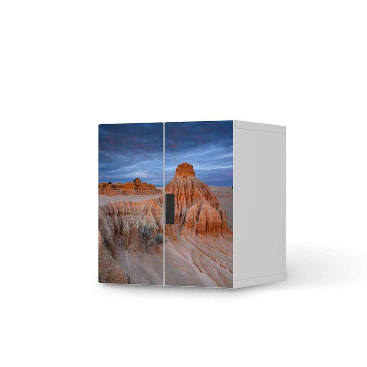 Möbelfolie IKEA Stuva / Malad Schrank - 2 kleine Türen - Outback Australia - CR119023