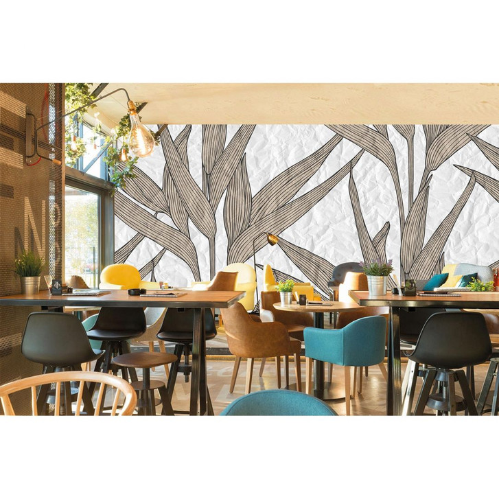 Fototapete Atelier 47 White Paper Leaves Blumen - Architects Paper  - WA294979