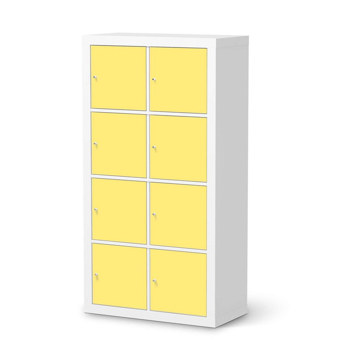 Klebefolie IKEA Expedit Regal 8 Türen - Gelb Light - CR111110