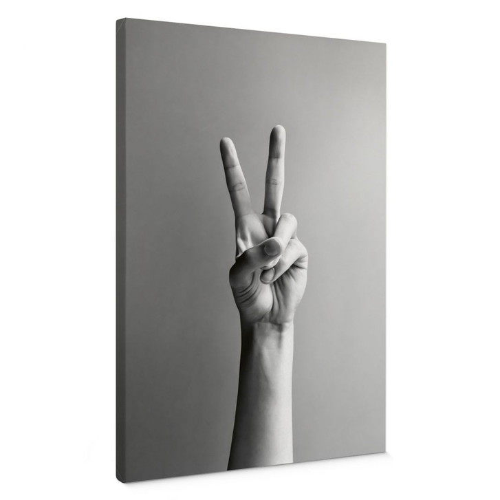 Leinwandbild Victory Hand - Zeichen des Friedens und Sieges - Bühler - WA432921