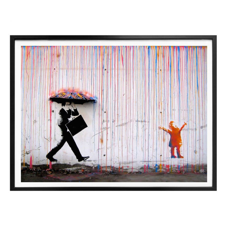 Poster Banksy - Coloured Rain - WA307385