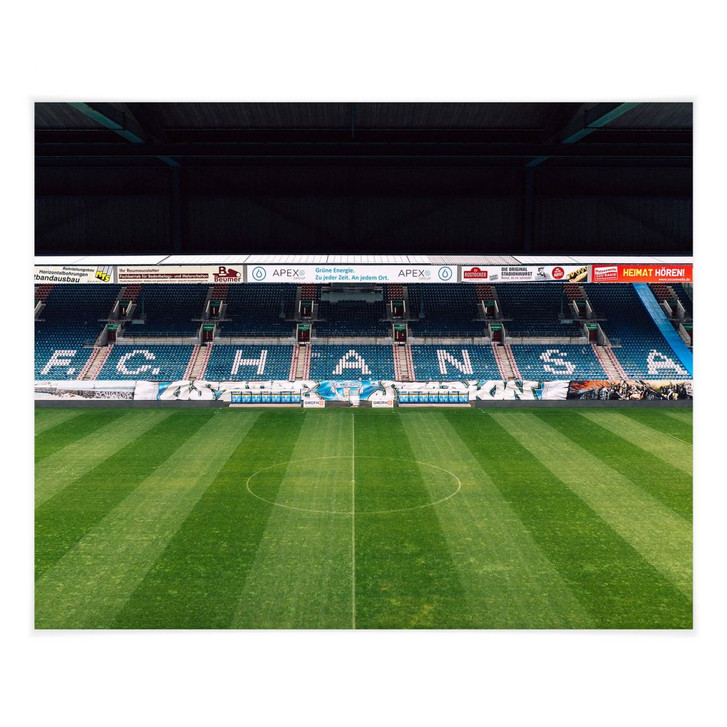Poster FC Hansa Rostock Stadion Tribüne - WA379159