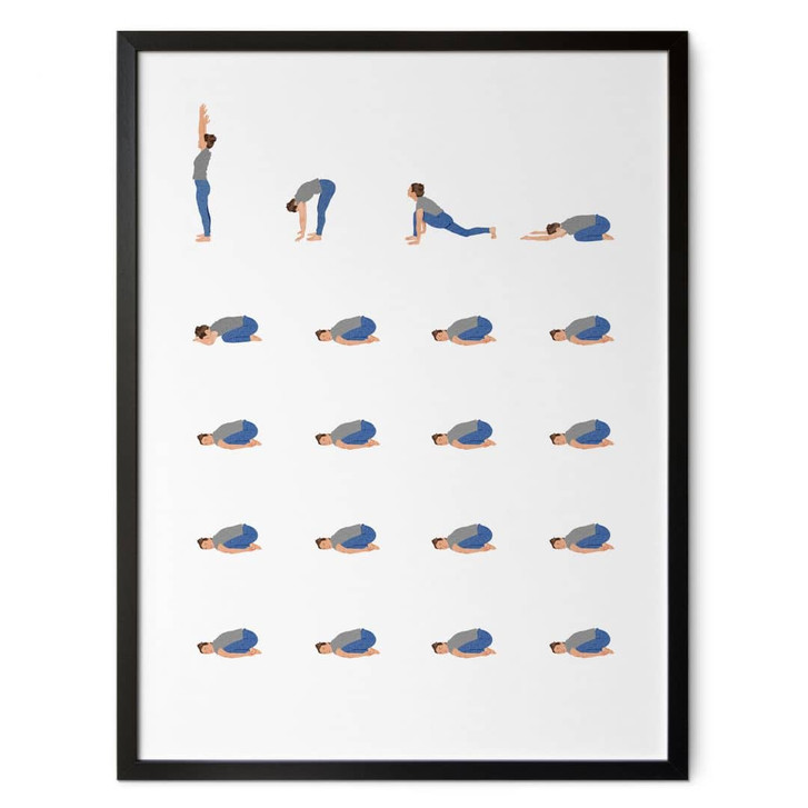 Poster Yoga Warm-Up Balasana - Dekel - WA483378