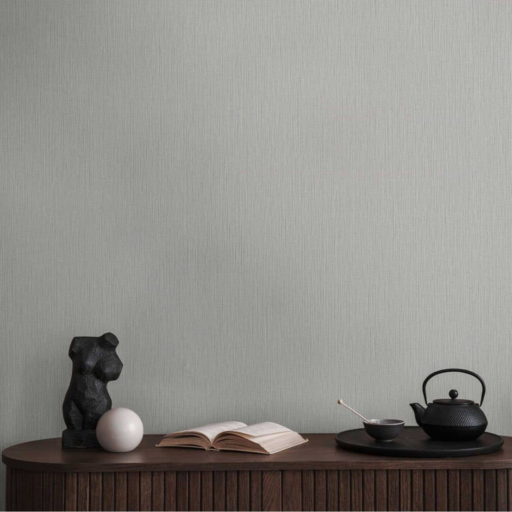 Unitapete Hellgrau - Vliestapete mit feiner Struktur für moderne Räume - WA465298