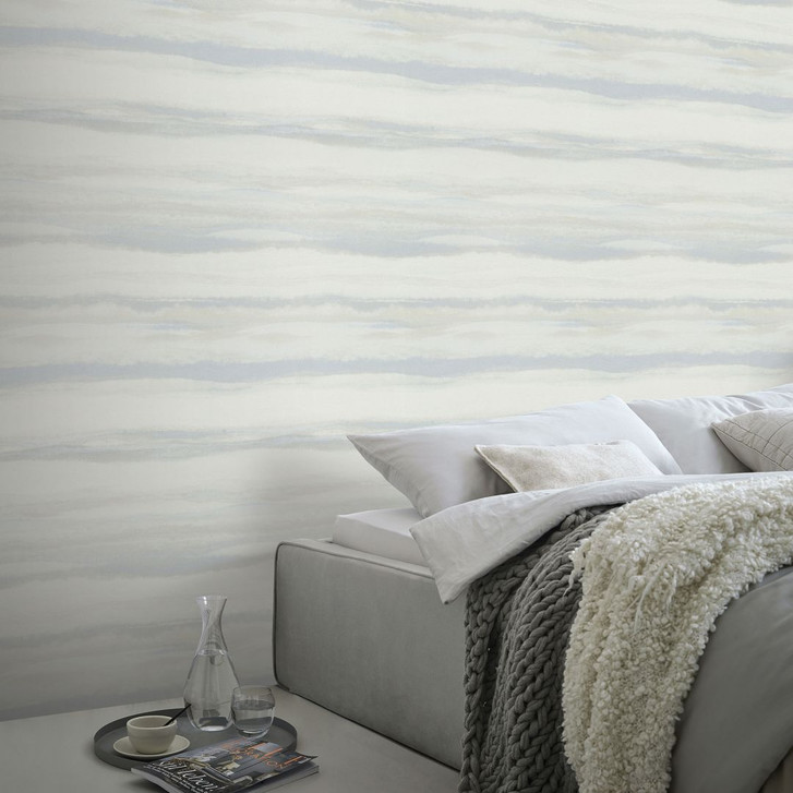 Vliestapete, Grafiktapete Aurora blau - WA493002