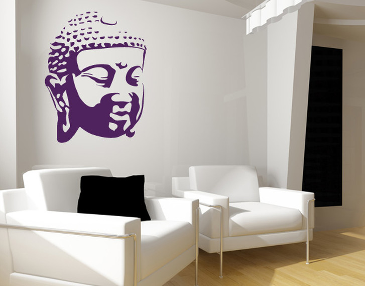 Wandtattoo Buddhagesicht Schatten I - TD16467