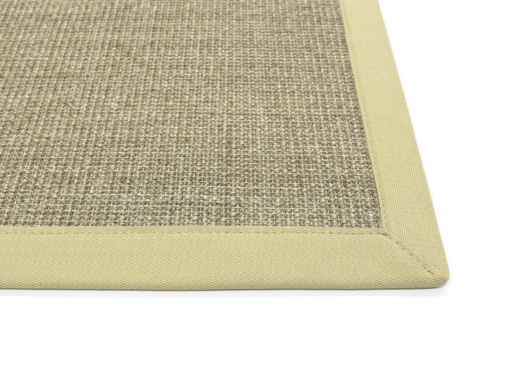 Diego Sisal 5cm Bordürenteppich in Quartz - 07 Sahara - TS467643