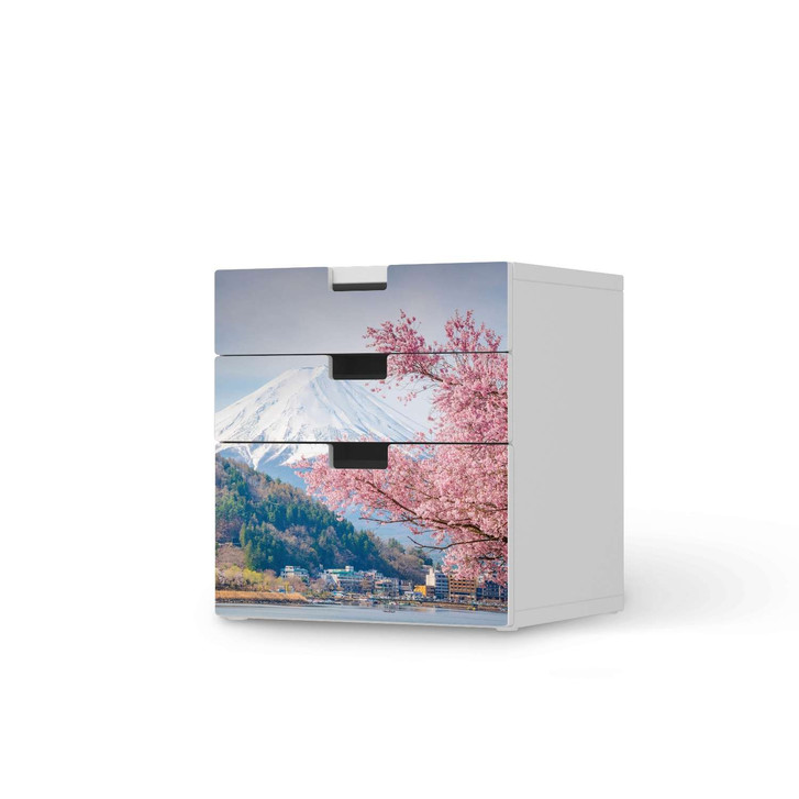 Folie IKEA Stuva / Malad Kommode - 3 Schubladen - Mount Fuji - CR106044