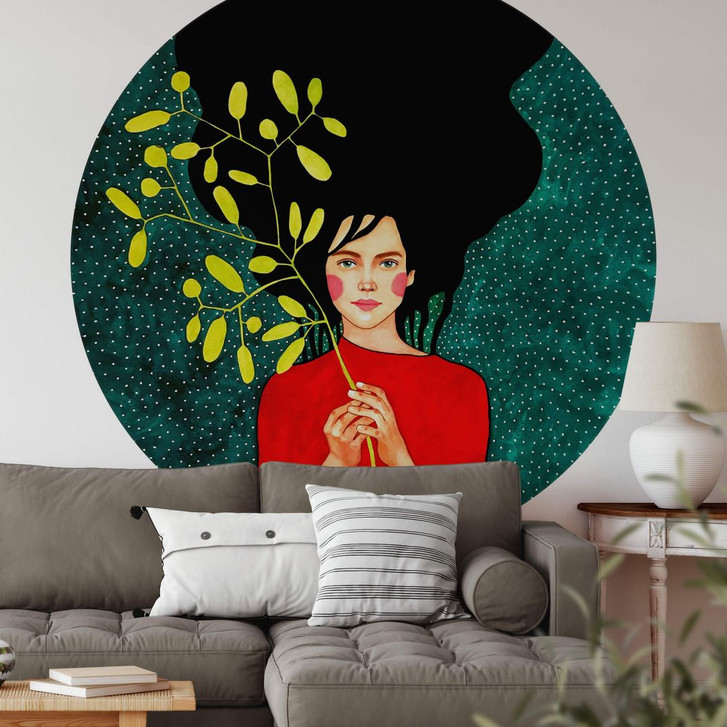 Fototapete Hülya - Existenz - Rund - Selbstklebend/Vlies - WA308834