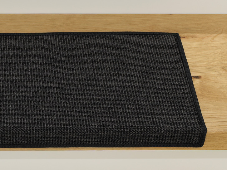 HEVO® Nele Stufenmatte nach Mass Stufenmatte Rechteckig Wunschmass in Black - TS551401