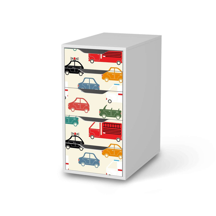 Klebefolie IKEA Alex 5 Schubladen - Cars - CR109041