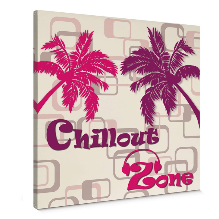 Leinwandbild Chillout Zone Pink - WA360358