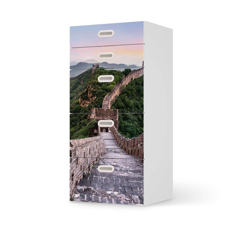 Möbel Klebefolie IKEA Stuva / Fritids Kommode - 5 Schubladen - The Great Wall - CR114032