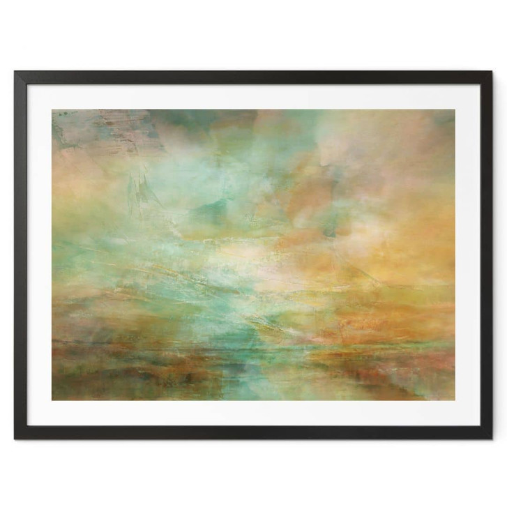 Poster Türkisgoldenes Licht am Meer - Schmucker - WA509020