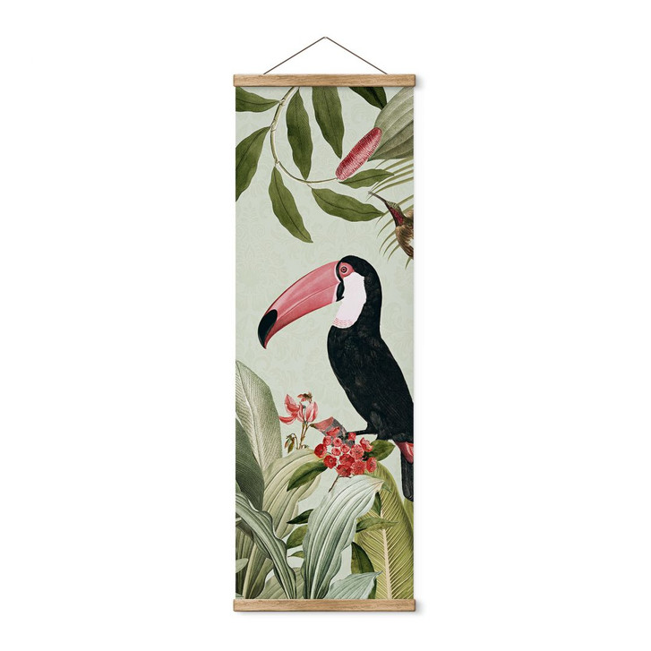 Stoffbild Tukan im Dschungel-Paradies - UN Designs - Panorama - WA411742