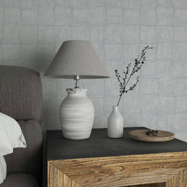 Vliestapete mit Rechtecken blau Grafisch - WA444861