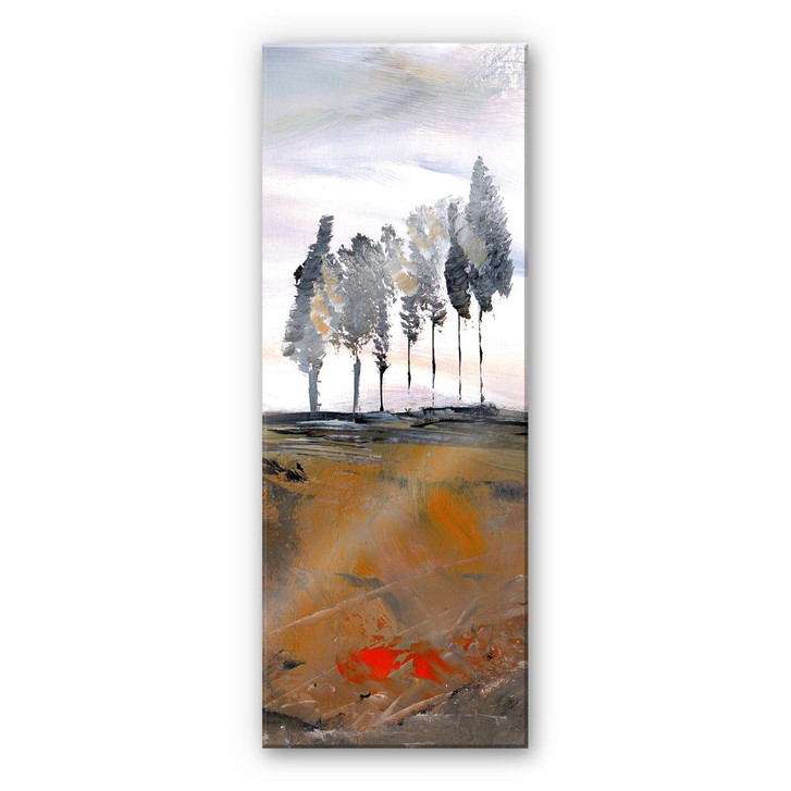 Acrylglasbild Niksic - Baumallee - Panorama - WA484812