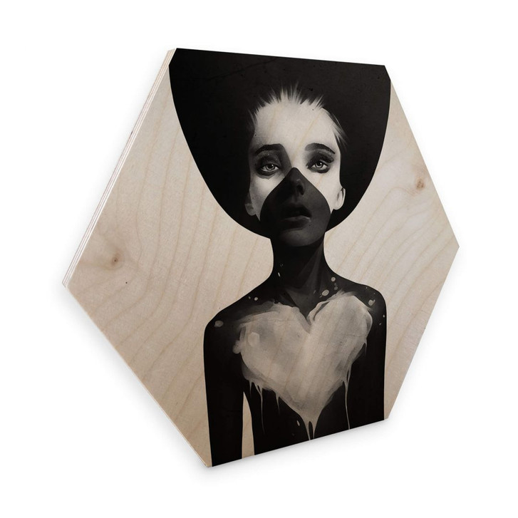 Hexagon - Holz Birke-Furnier Ireland - Hold on - WA295581