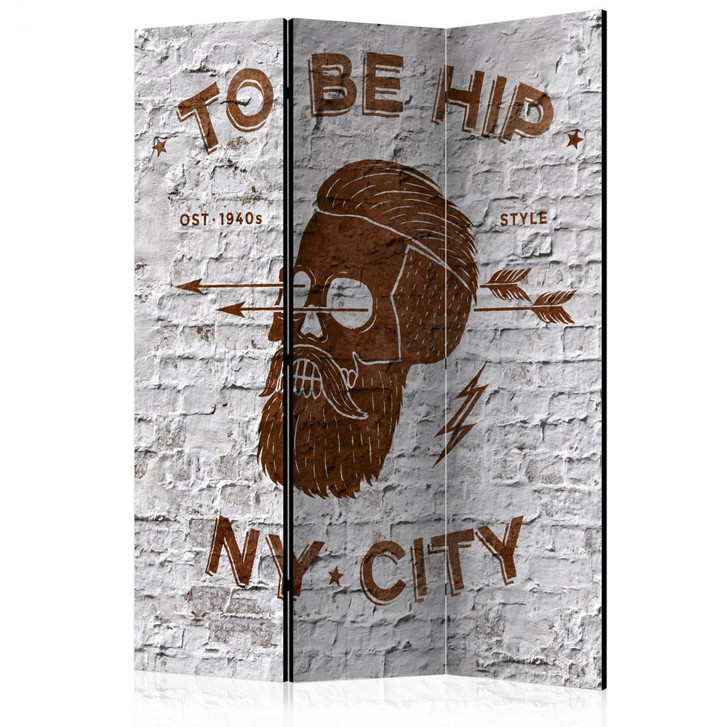 Paravent, Raumteiler freistehend, Trennwand - Graffiti - Hip sein - WA453181