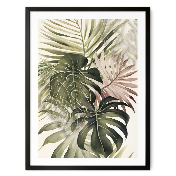 Poster Tropische Blätter Boho - Haase - WA427418