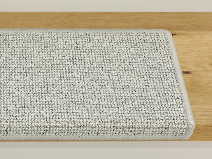 Riad Stufenmatte Rechteckig Wunschmass in Eisgrau - TS514393