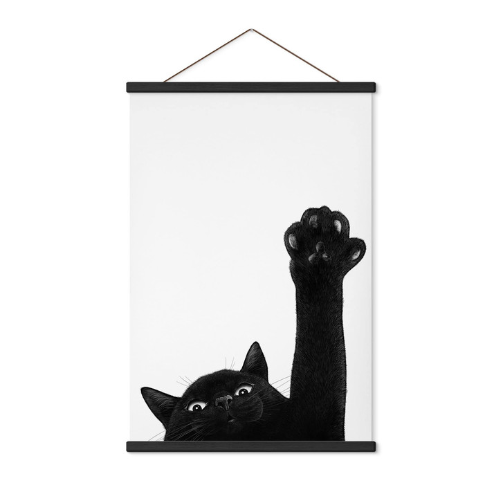 Stoffbild Zeig mir deine Pfote Katze - Korenkova - WA518939