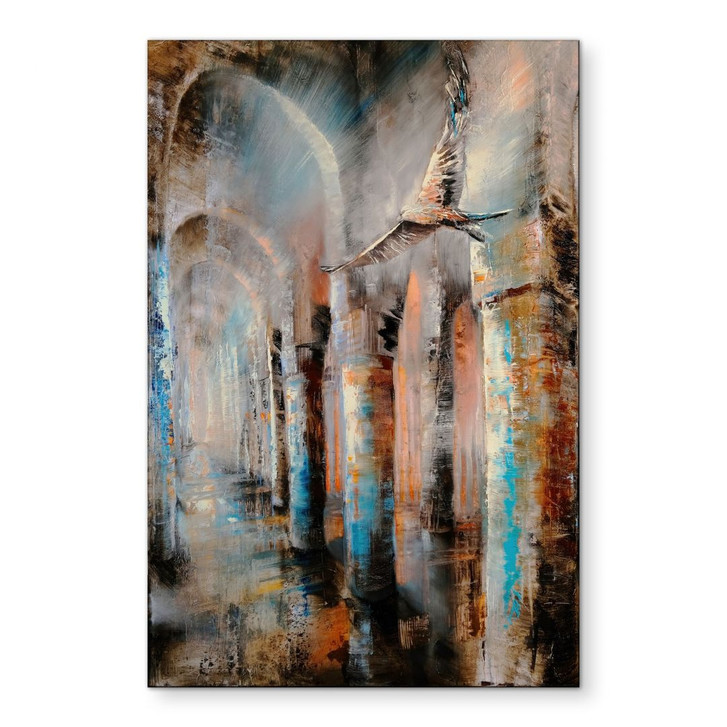Wandbild Flug durch die Arkaden - Schmucker - Alu-Dibond - WA506273