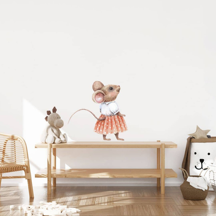 Wandtattoo Neugieriges Maus - Mädchen - Kikki Belle - WA443938