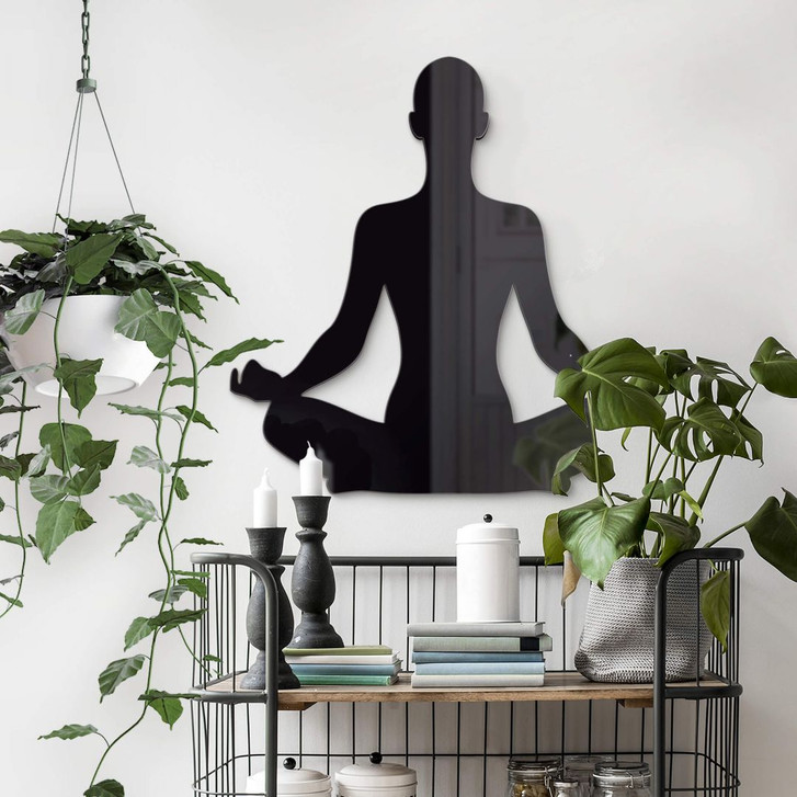 Acryldeko Yoga Pose sitzend 01 - WA299035