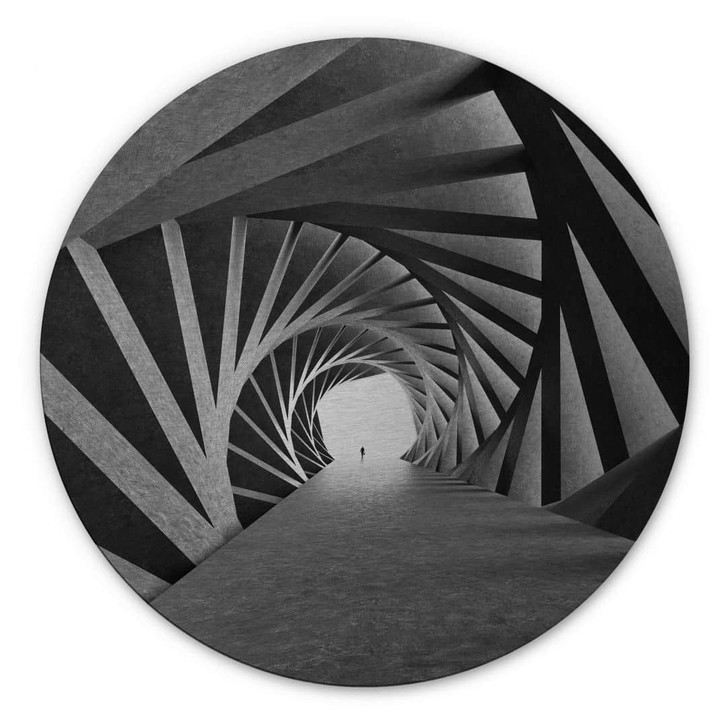 Alu-Dibond Bunjamin - Rotation - Rund - WA325465