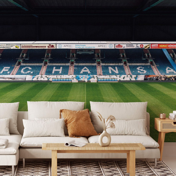 Fototapete FC Hansa Rostock Stadion Tribüne - 384x260cm - WA353234