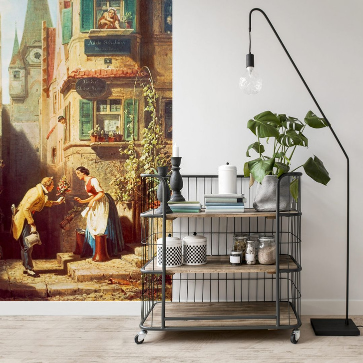 Fototapete Spitzweg - Der ewige Hochzeiter - 144x260cm - WA231612