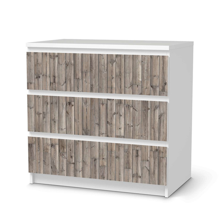 Klebefolie IKEA Malm Kommode 3 Schubladen - Dark washed - CR109765